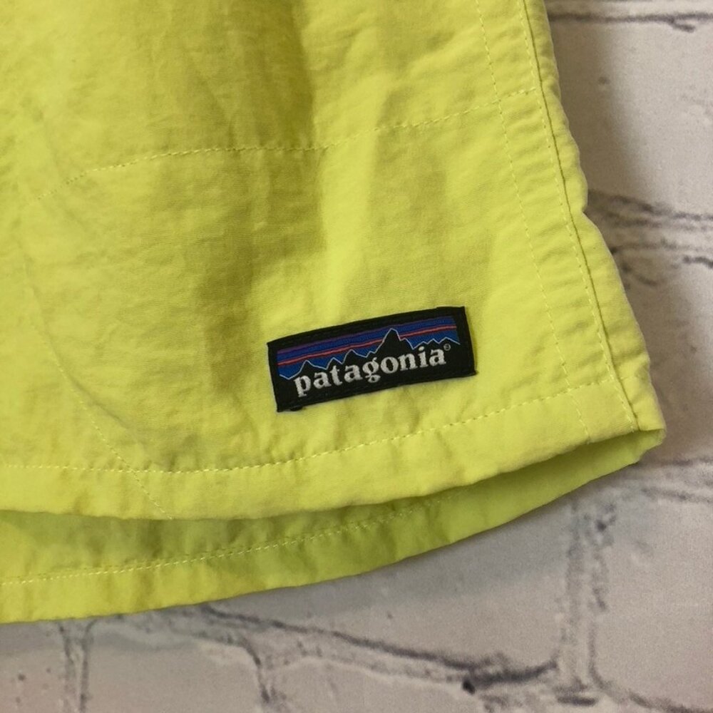 Patagonia Mens Baggies Shorts Longs 7" Size M Yellow - Picture 2 of 6